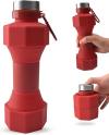 Large -capacity Dumbbell Collapsible Water Bottle