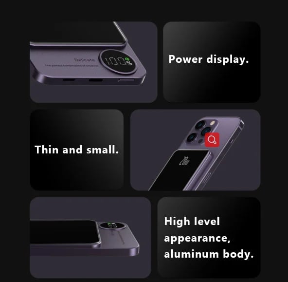 🔥(Last Day Sale- 50% OFF) Macsafe Powerbank Magnetic