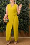🔥Hot Sale 49% OFF🔥 - Women's Casual V-neck Cross Strap Jumpsuit