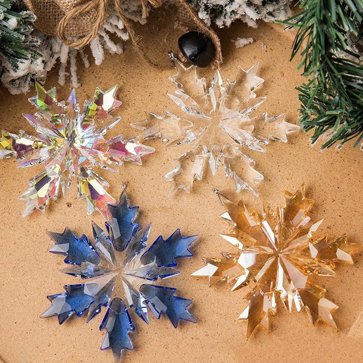 ❄️🌈Crystal Snowflake Suncatcher