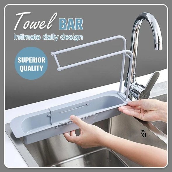 (🔥Last Day Promotion-48%OFF)Telescopic Sink Storage Rack(👍Buy 2 get Free shipping)