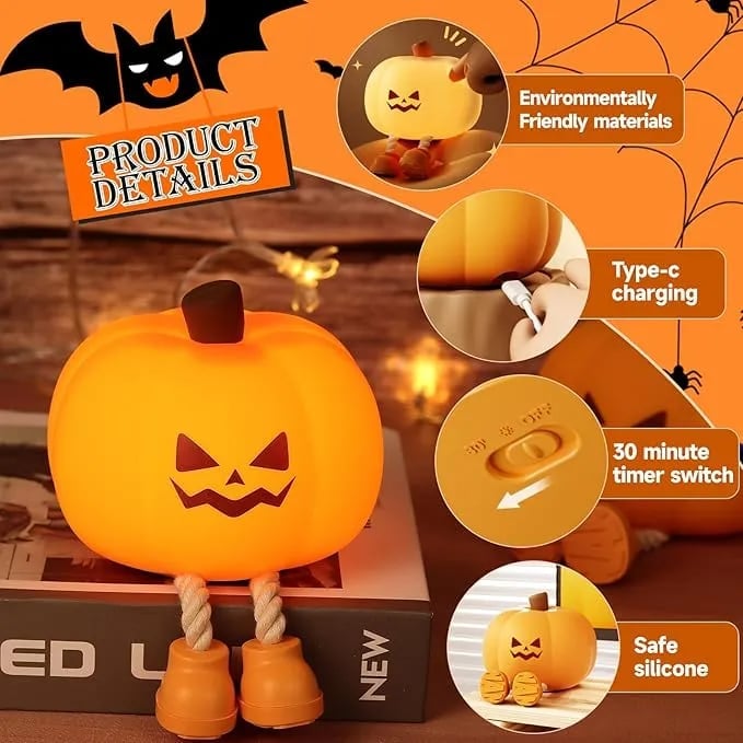 💥LAST DAY SALE 50% OFF💥Pumpkin Night Light⚡BUY 2 FREE SHIPPING