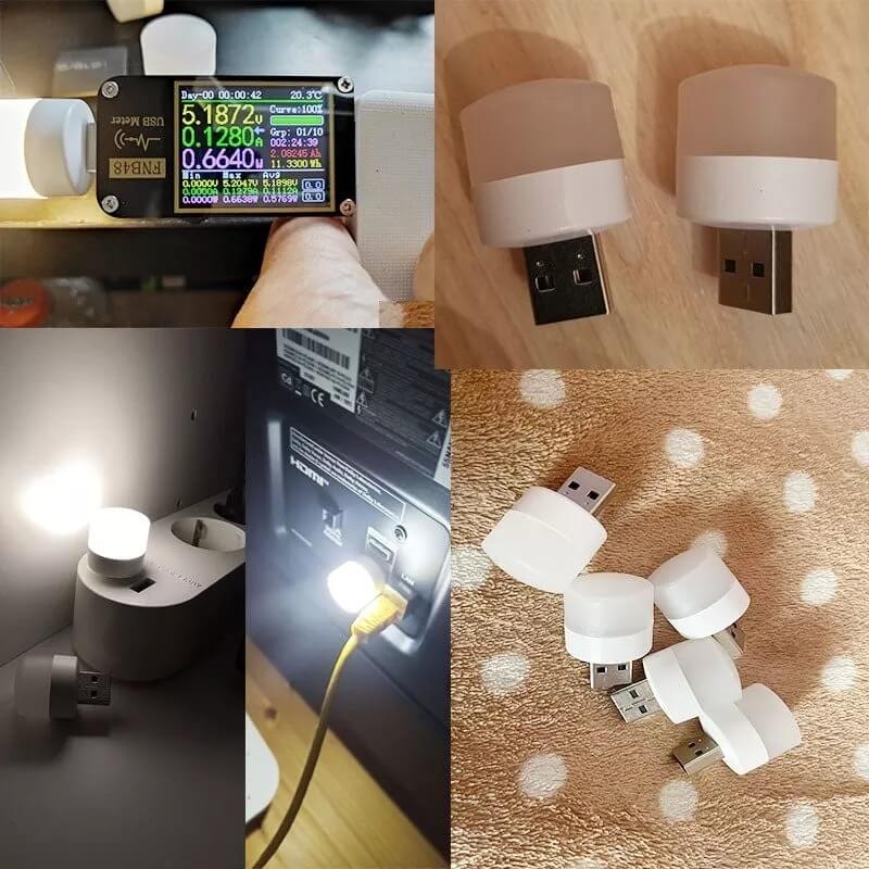 🔥🔥Buy more and get more-USB Mobile Small Round Light🔥