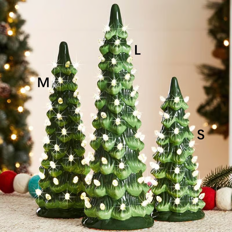 (🌲Early Christmas Sale- 49% OFF) Retro Hand-Painted Tabletop Christmas Trees - BUY A Set GET EXTRA 20% OFF & Free Shipping