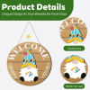 🔥Last Day Promotion 70% OFF🔥Interchangeable Gnome Welcome Sign