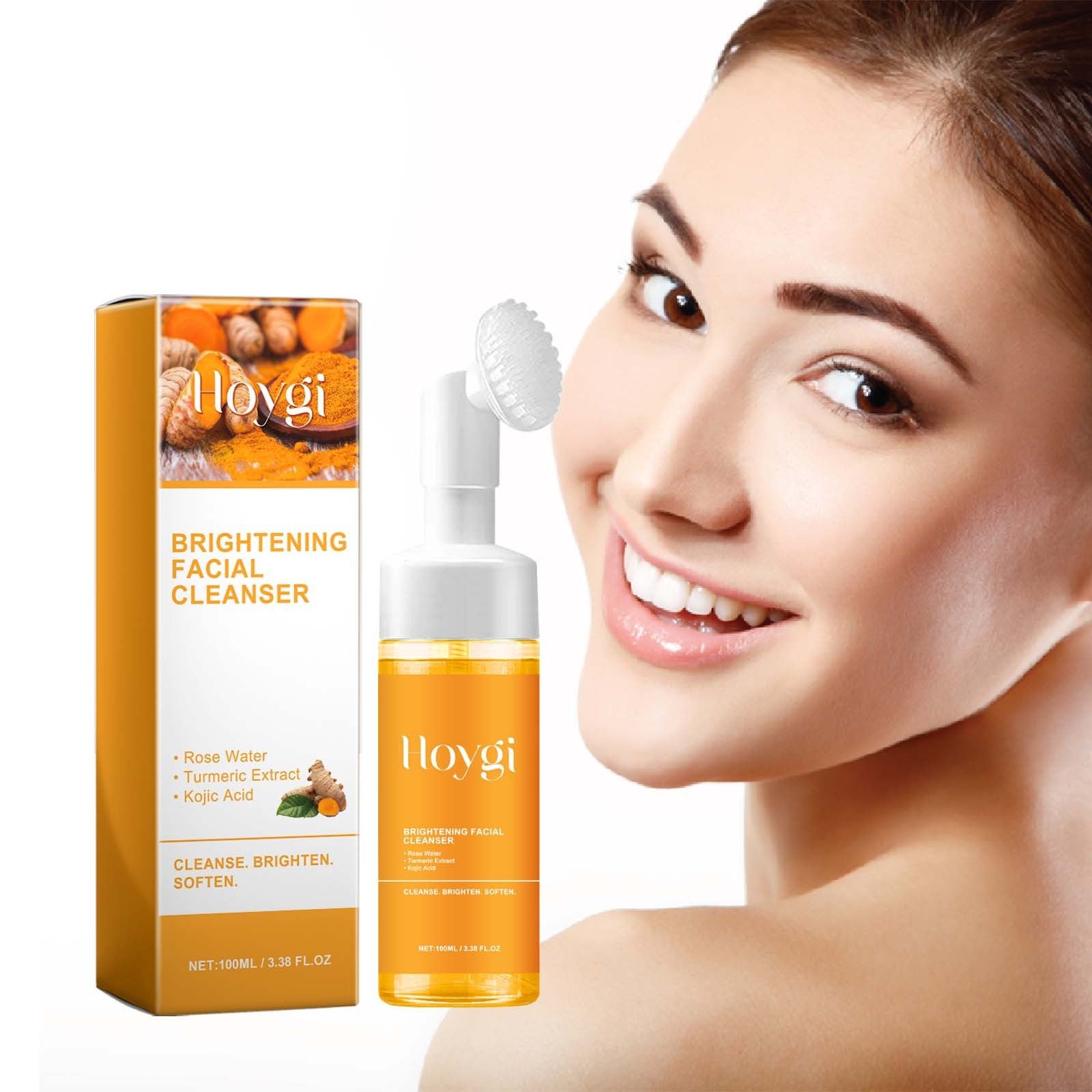 🔥Last Day Promotion 48% OFF-🎁-Turmeric Facial Cleanser for Acne Scars & Marks - Deep Cleansing & Brightening