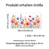 💐Buntes Blumenstrauß-Fensteretikett (Frei zuschneidbar)🖼️