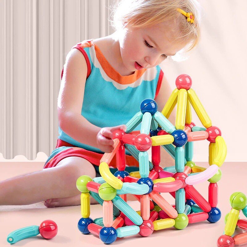 🎄🎄Early Christmas Sale 48% OFF - Magnetic Balls and Rods Set Educational Magnet Building Blocks