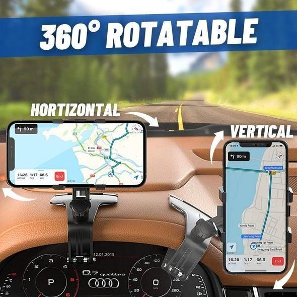 (Summer Flash Sale- 50% OFF) Multifunctional Car Dashboard Phone Holder