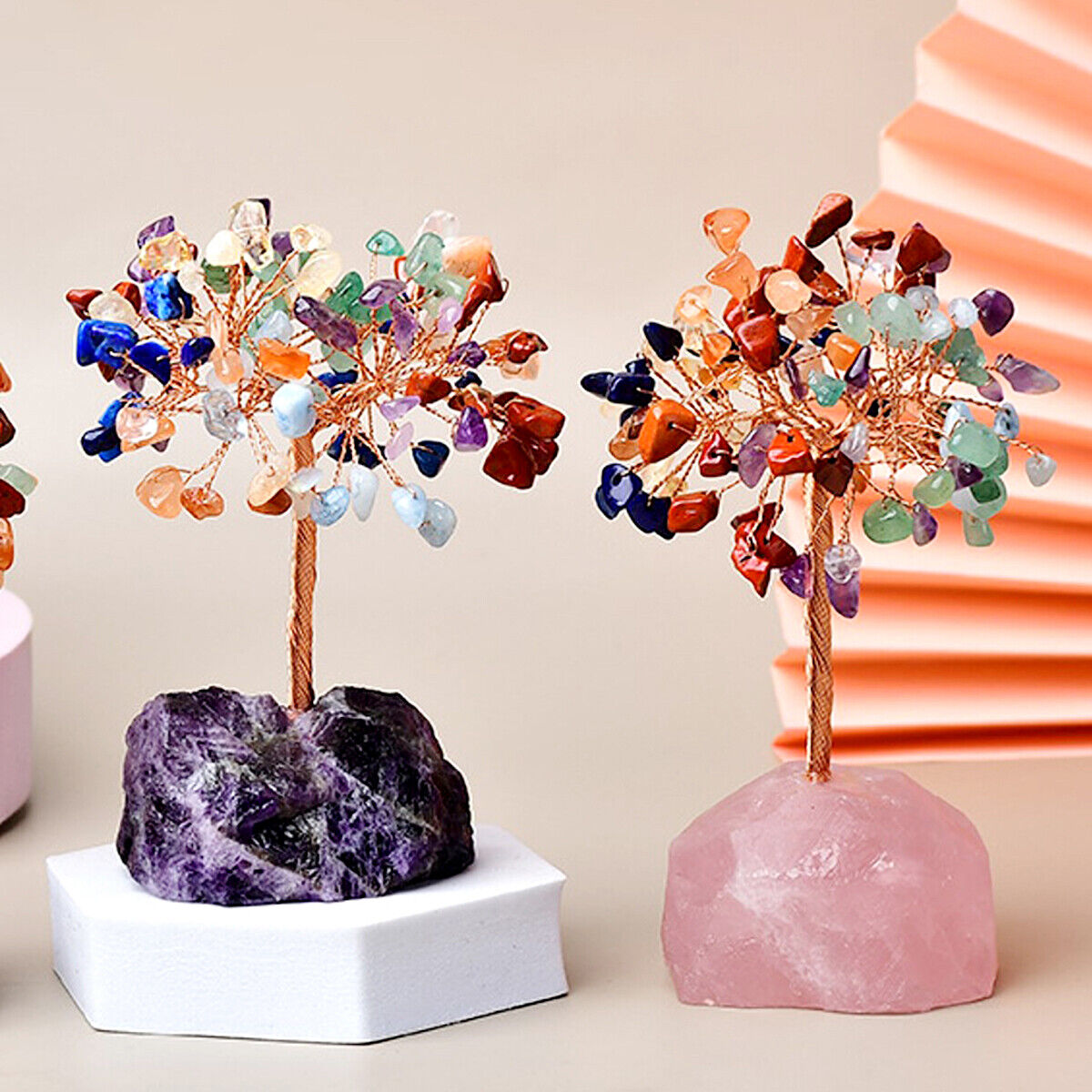 🔥Handmade Nature Energy Multicoloured Crystal Tree - Ready to Ship