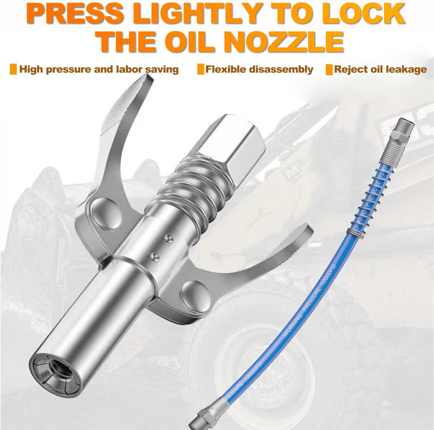 🍂TikTok Fall Mega Sale🎉Double Handle High Pressure Quick Release Grease Coupler