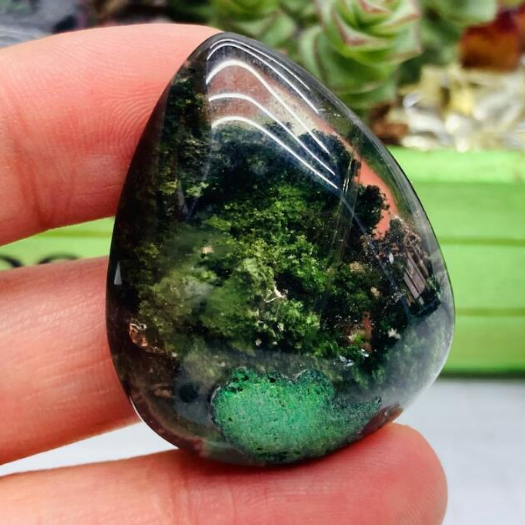 🔥Green Ghost Phantom,Quartz Crystal Specimen,Crystal Heal,Crystal Pendant- Buy 3 Free Shipping（save $6）