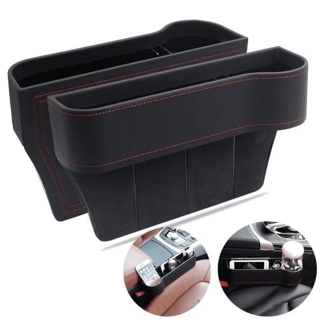 (🌲Early Christmas Sale- SAVE 48% OFF) Leather Multifunctional Car Seat Organizer (BUY 2 GET FREE SHIPPING)