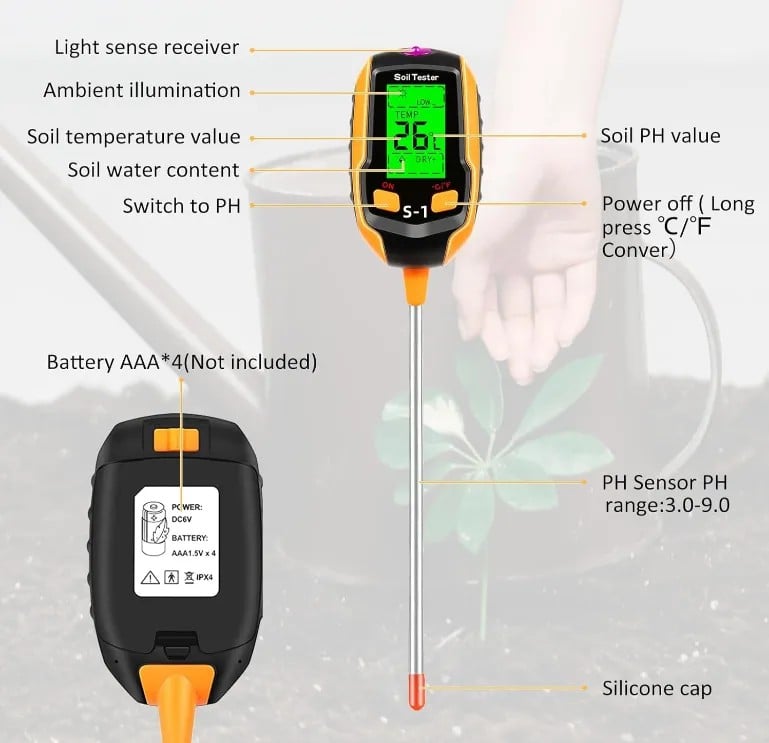 4-in-1 Soil Tester