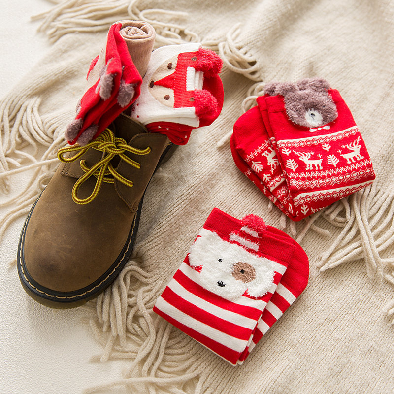 (🎅EARLY XMAS SALE - 50% OFF) Winter Christmas Socks, Buy 8 Free Shipping