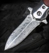 Damascus steel VG10 sharp pocket knife
