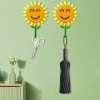 🌻Smiling Sunflower Wall Hook – Easy Wall Storage Hack for Key