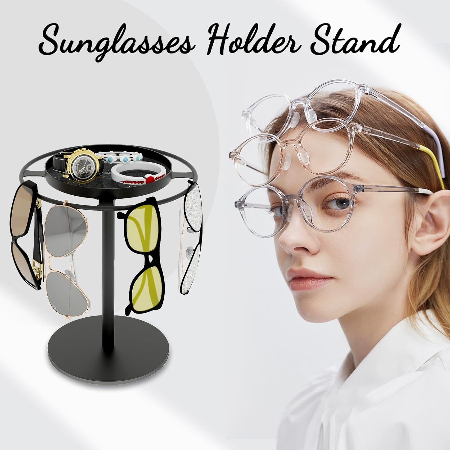 🔥Hot Sale 49%🎁360° Rotating Glasses Stand
