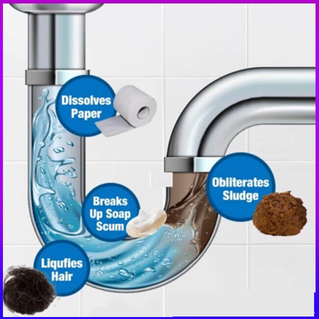 🎉LAST DAY 50%OFF - 💕SINK & DRAIN CLEANER【100%✅ no harm to pipelines】⚡BUY 2 GET 1 FREE