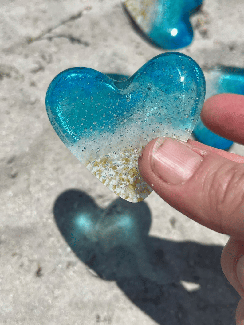 (🎉Last Day Promotion 50% OFF) 🎁Glass Beach Pocket Heart