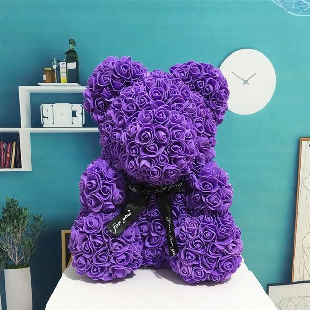 🎁CHRISTMAS SALE - 49% OFF🌹Over 250+ Flower Never Wither Rose Bear-Buy 2 Free Shipping