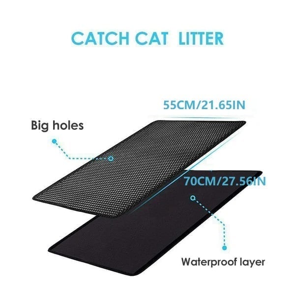 Early Christmas Hot Sale 48% OFF - Non-Slip Cat Litter Mat(BUY 2 FREE SHIPPING NOW)