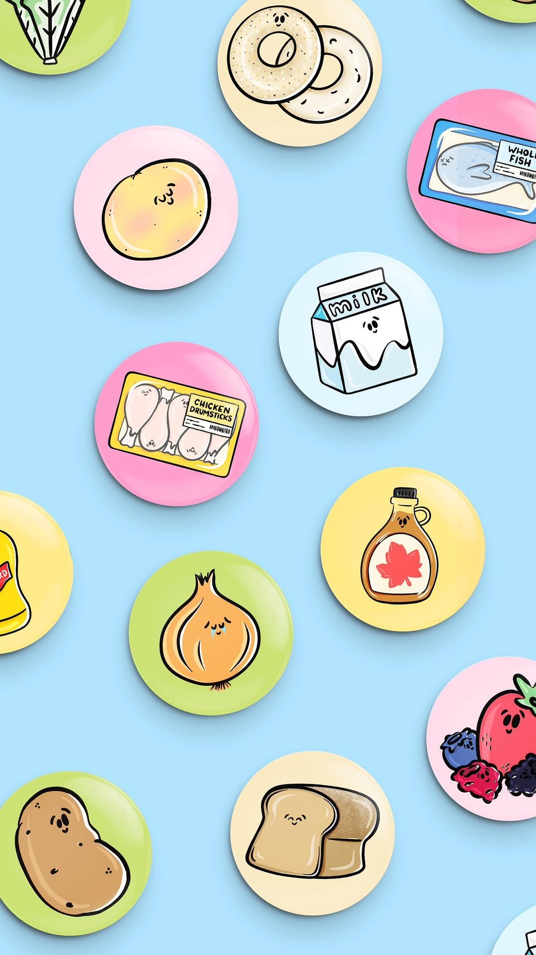 🔥Last Day Promotion 50% OFF🔥Whole Set of Button Fridge Magnets