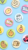 🔥Last Day Promotion 50% OFF🔥Whole Set of Button Fridge Magnets