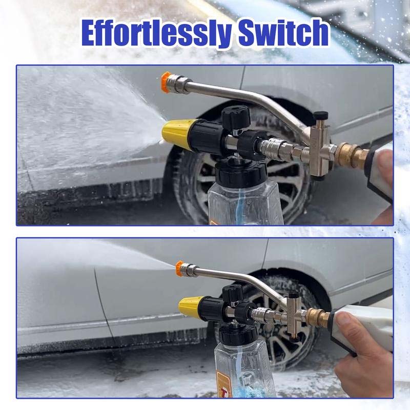 (🔥TikTok Summer SALE)Foam Cannon Dual Connector Accessory