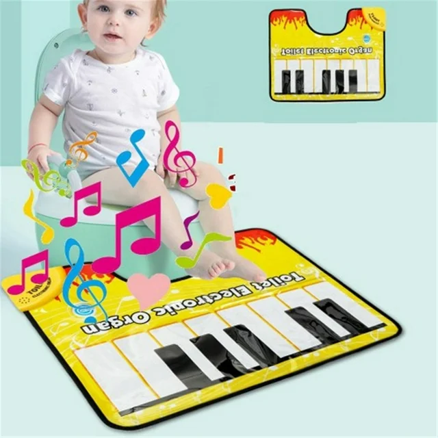 Toilet Electronic Organ Music Club Toys Set Party Piano Funny Anti Stress Musical Instrument Boy Girl Birthday Gift Children Toy