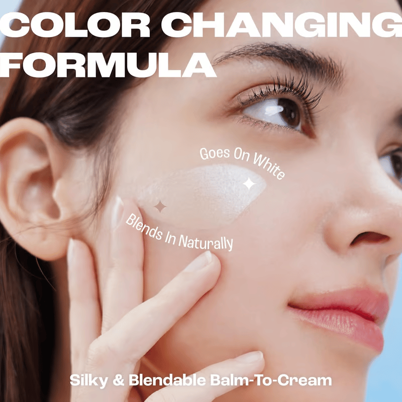 ⏰LAST DAY SALE 50% OFF - Cream Stick V White Korean Color-Changing Foundation Stick