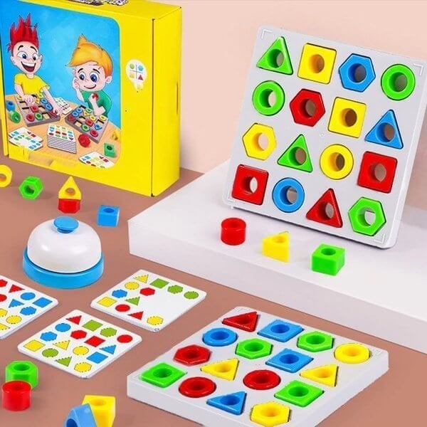 Christmas Hot Sale 48% OFF -  Shape Matching Game Color Sensory Educational Toy