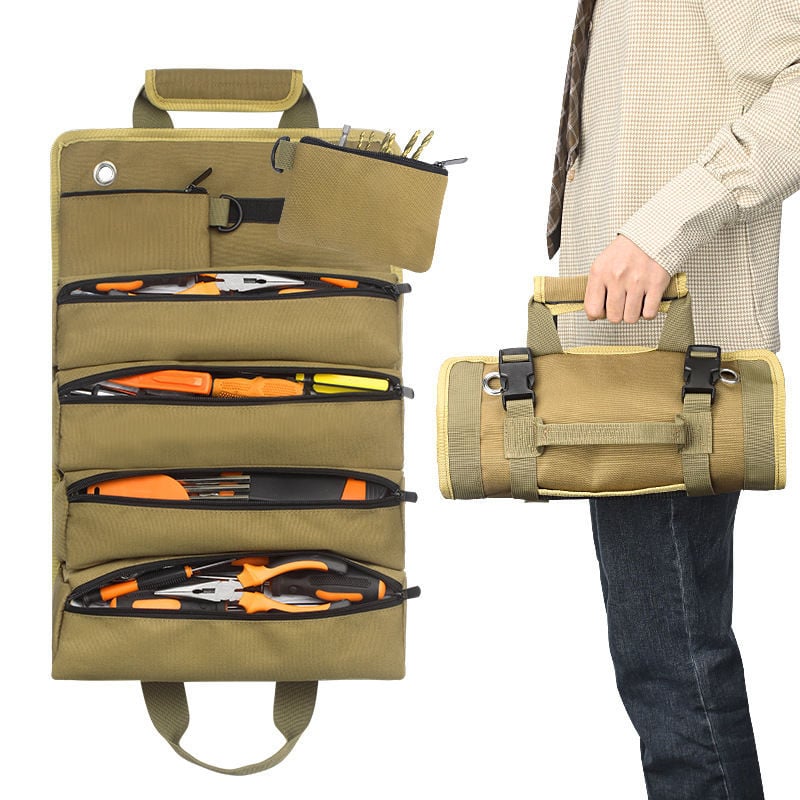 ⏰LAST DAY SALE 50% OFF💥Portable Foldable Tool Storage Bag, Roll Up Tool Bag