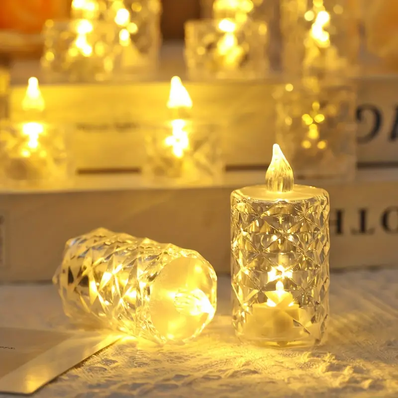 ON SALE🔥3pcs/SET Crystal Flameless Candle Light-Buy 4 Sets Free Shipping