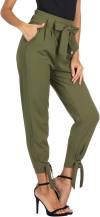 GRACE KARIN Womens Casual High Waist Pencil Pants with Bow-Knot Pockets for Work