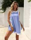 Last Day Promotion 70% OFF - 🔥Women's 2-Piece Sets Color Block Crewneck Sleeveless Top + Skirt & Shorts w/ Pockets⚡Buy 2 Get Free Shipping