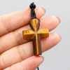 ✝️100% Handmade Natural Crystal Cross Necklace