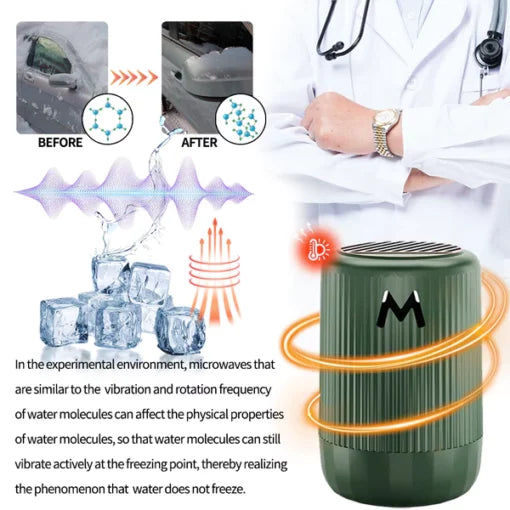 (🔥CHRISTMAS SALE - 50% OFF) Oveallgo™ Vehicle Maxima Microwave Molecular De-Icing Instrument, BUY 2 FREE SHIPPING