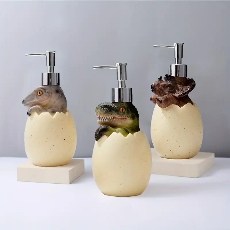 Dinosaur soap dispenser