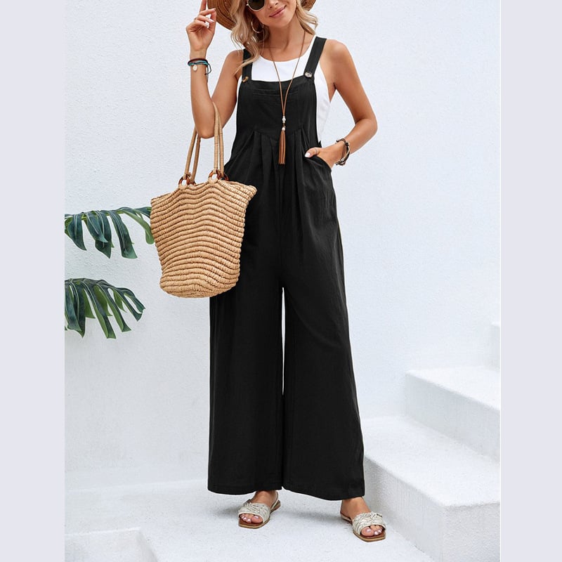 Handmade Ultimate Flowy Jumpsuit with Pockets