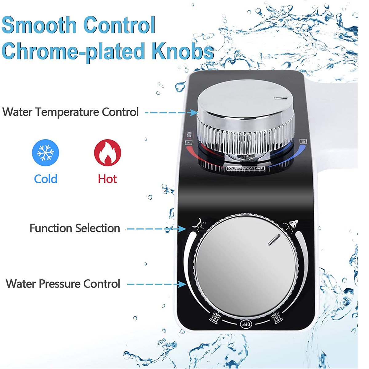 🔥New Year Promotion 60% OFF💥Smart Toilet Seat Hot And Cold Dual Jet Flusher