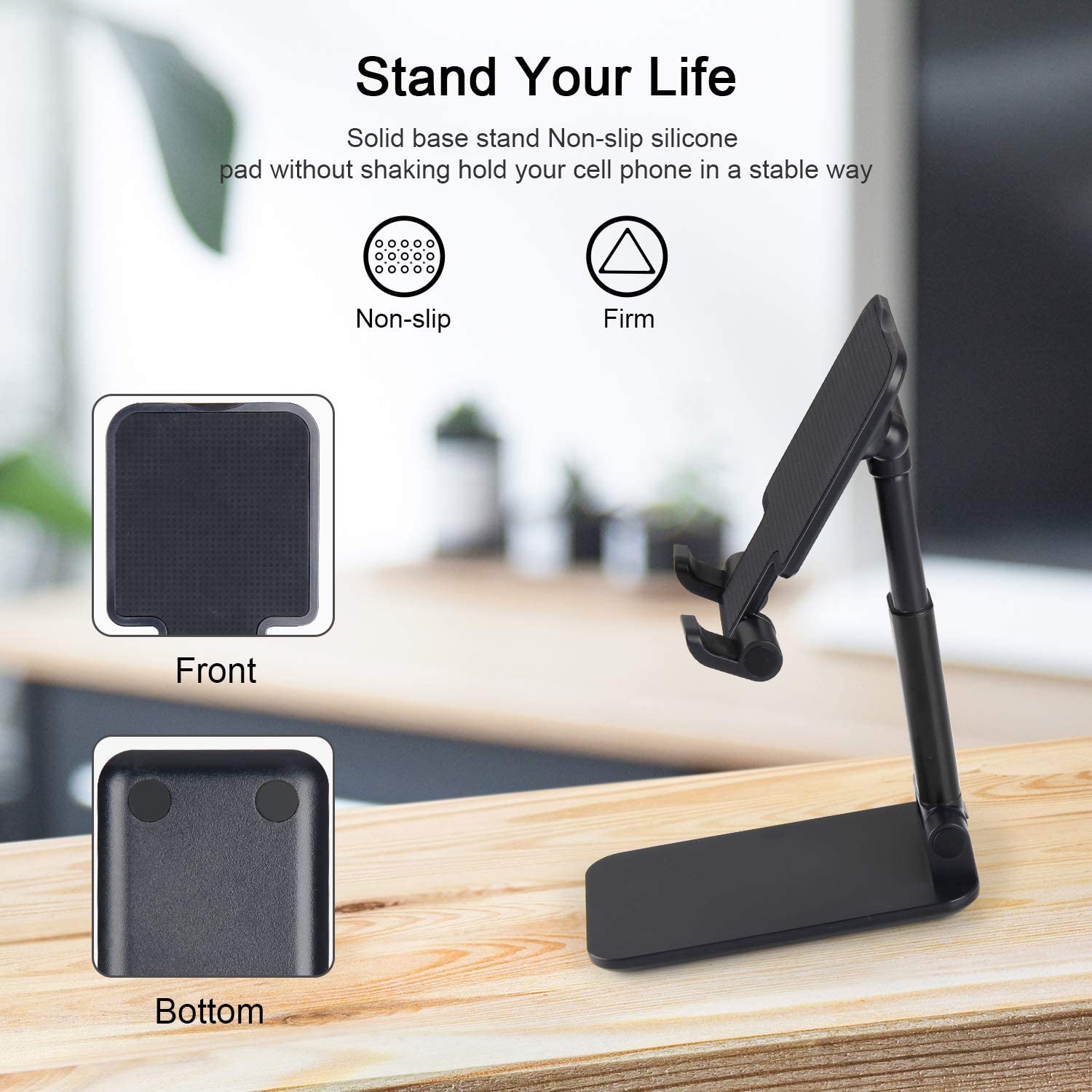 🎄 Early Christmas Sale🎄Foldable Aluminum Desktop Phone Stand-Buy 2 Get Extra 10% OFF
