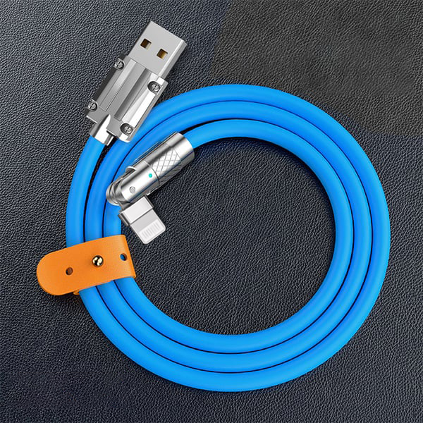 (🔥LAST DAY PROMOTION - SAVE 50% OFF)🎮180° Rotating Fast Charge Cable🎮(Buy 4 Get Extra 20% OFF)