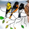 🔥Last Day Promotion - 49% OFF🔥Birds Stained Window Panel Hangings - Buy 2 Free Shipping