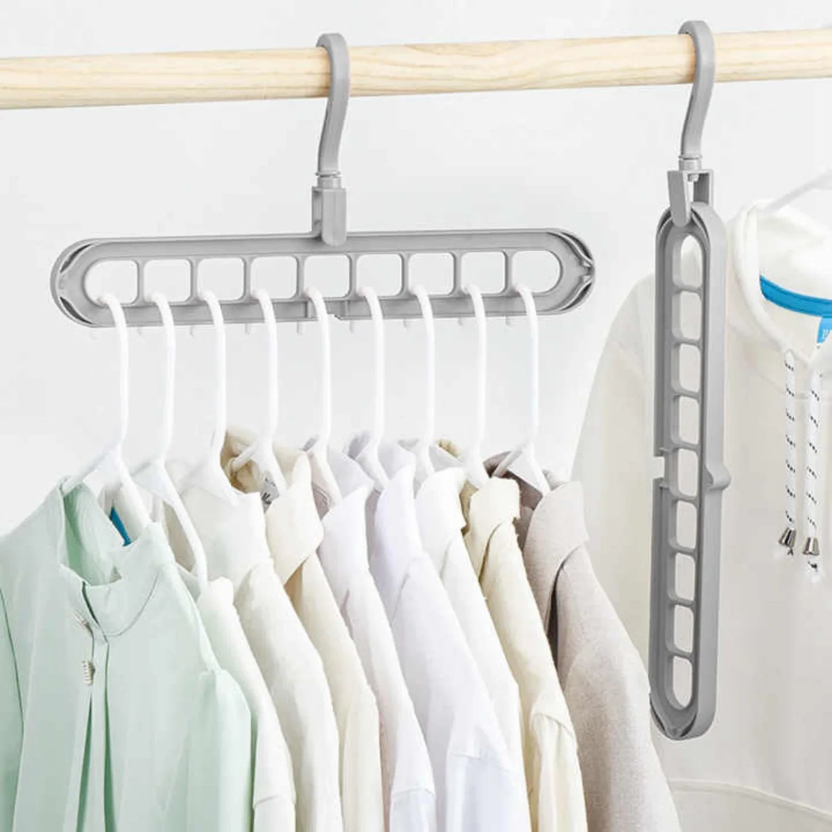🔥Letzter Tag 49% Rabatt👚9-in-1-Kleiderbügel Pro