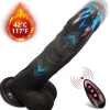 8.6-In Vibrating Thrusting Swing Thick Long Lifelike Dildo With Remote Control