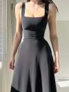 🔥Last Day 49% OFF - 💗2023 NEW WOMEN'S THICK STRAPS MIDI DRESS