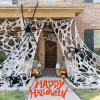 🎃🕷 Giant Stretchy Netting Spider Web Halloween Decorations