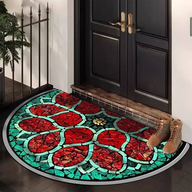 🎁TikTok Last Day Sale - 70% OFF💖Boho Style Semicircular Door Mat - Non Slip Soft Floor Carpet
