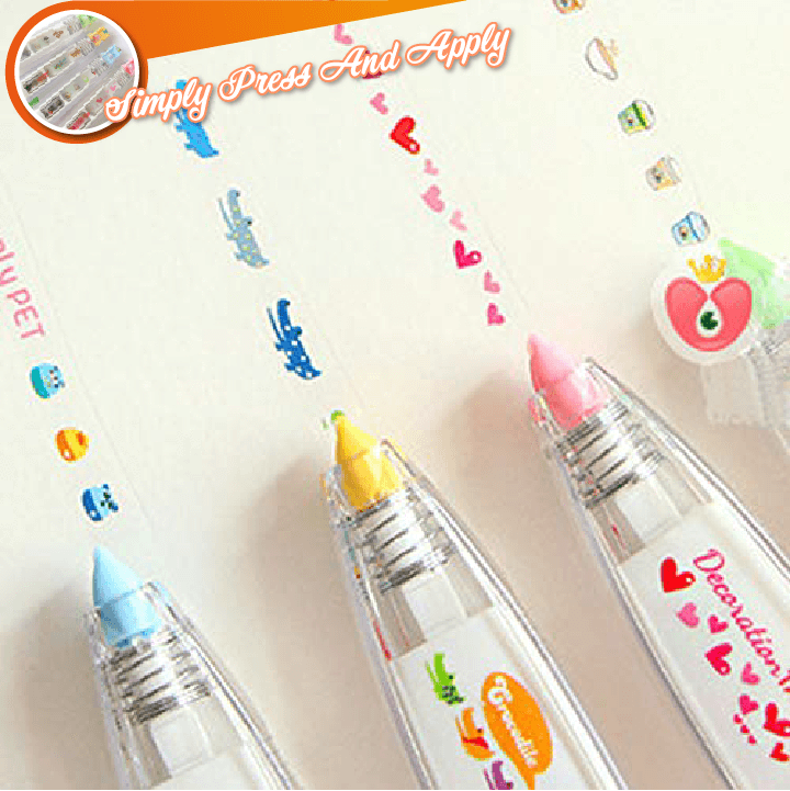 Cartoon Decorative Tape Pen Christmas SALE